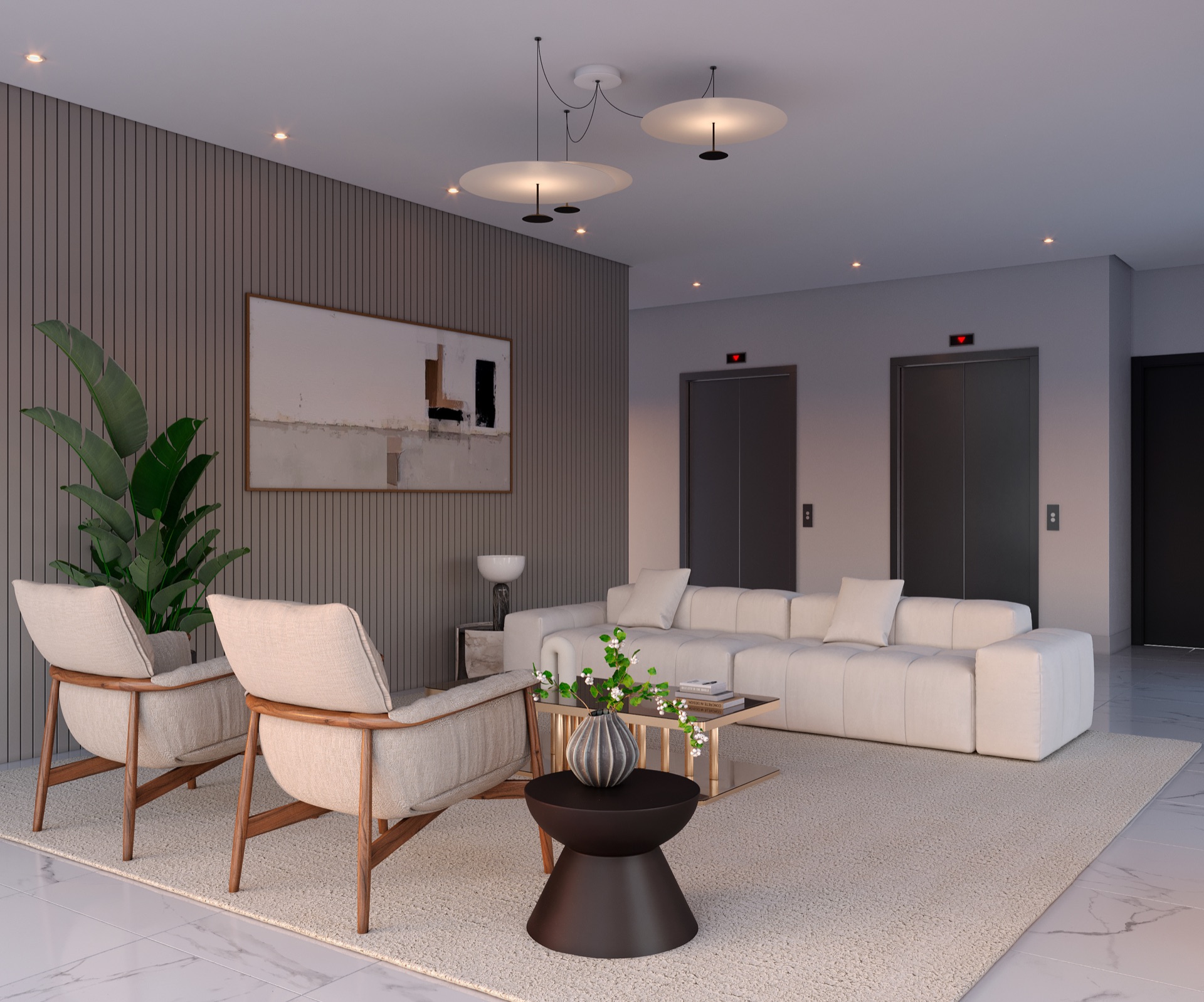 Hall de entrada Vicenza Residenze